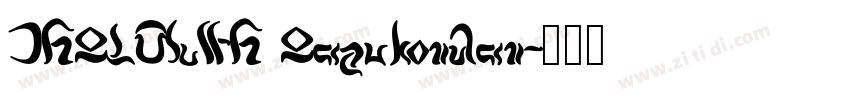 CARLOSEA RegularVer字体转换